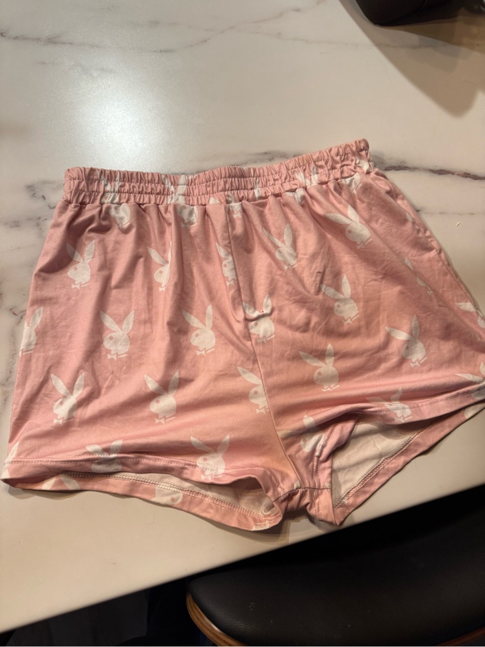 PLAYBOY Pink Bunny Logo Lounge Shorts